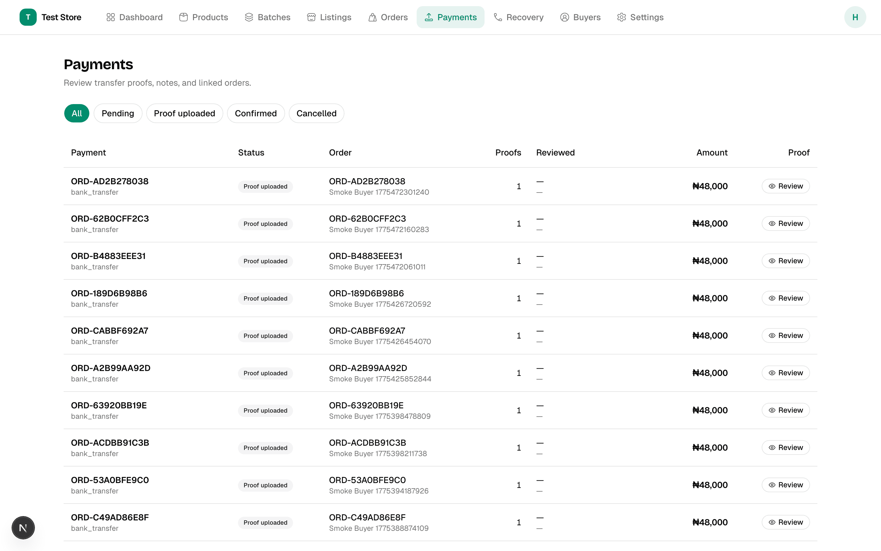 Nkata Payments